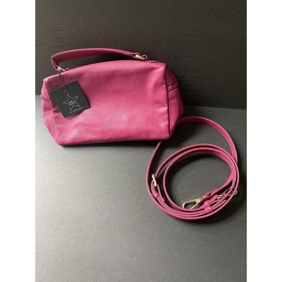 Area Stars Pink Barbiecore Clutch Crossbody Handbag Workwear Travel New Purse - Picture 4 of 5